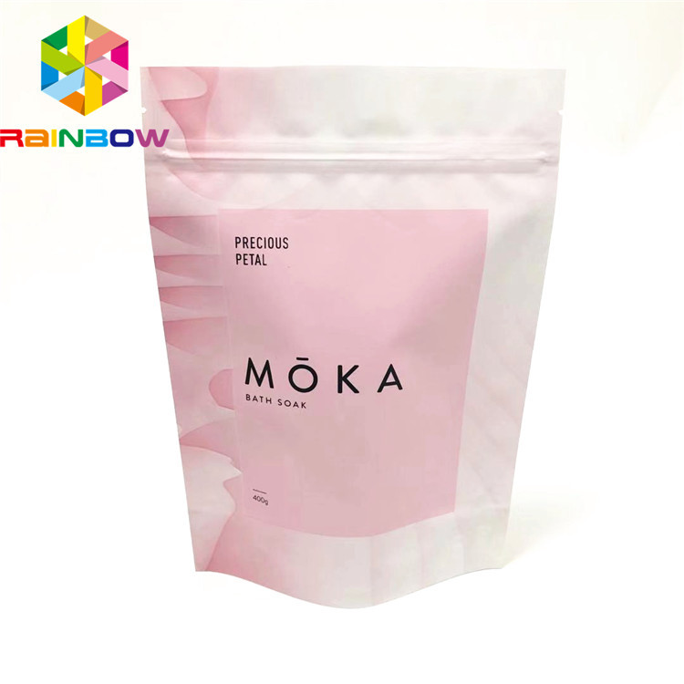 Bolsas plásticas de la sal de baño de Cbd del final de Matt que empaquetan el papel de aluminio que se puede volver a sellar para la comida