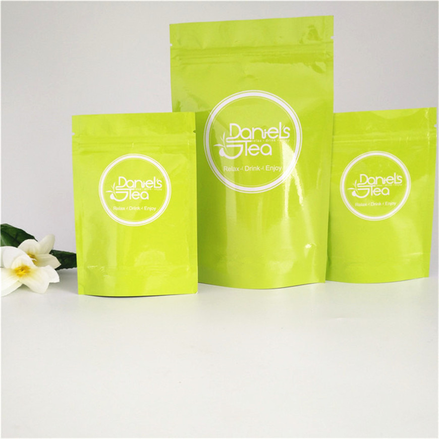 Bolsas plásticas superficiales que empaquetan, bolso de empaquetado de Matt del té del papel de aluminio modificado para requisitos particulares