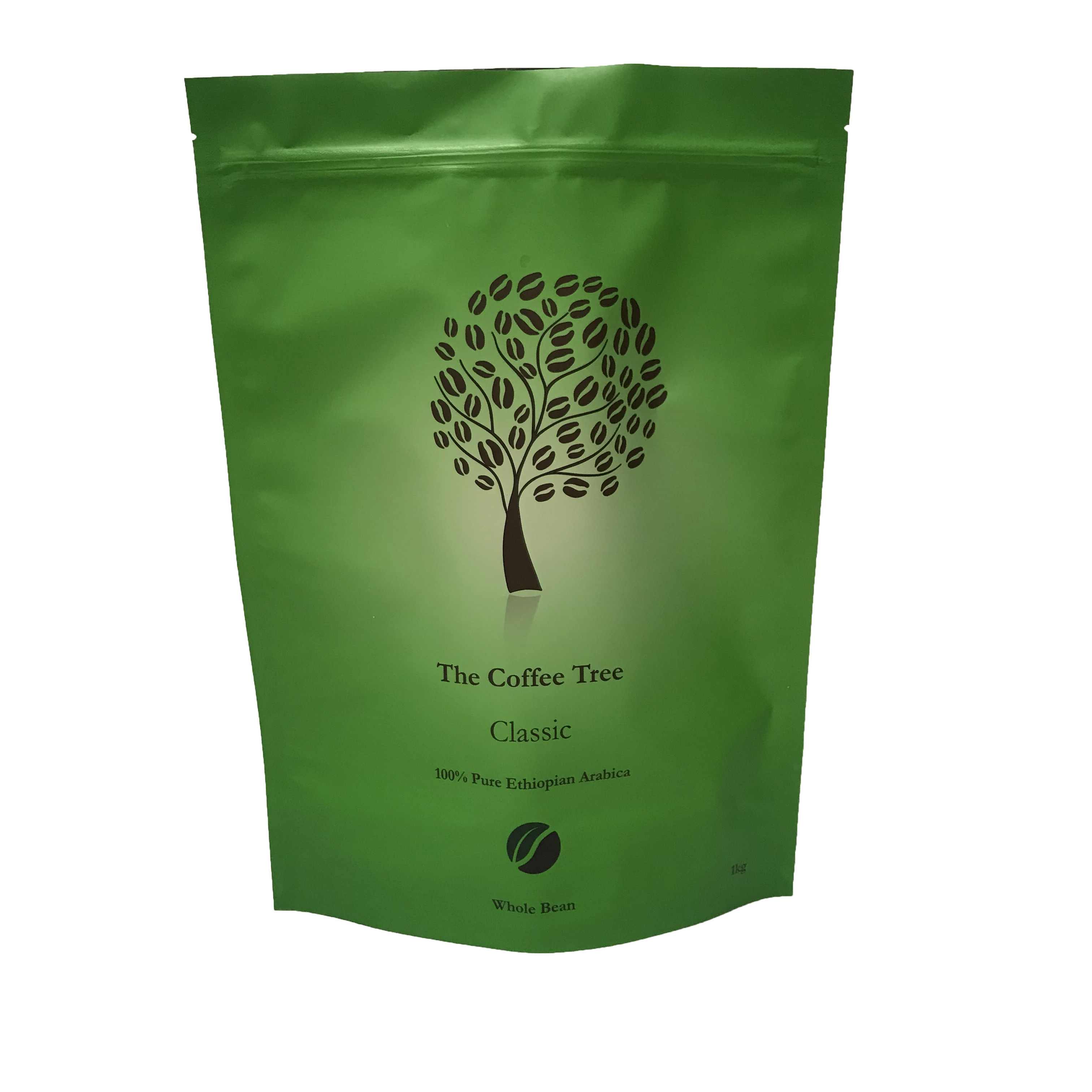 La bolsa de la hoja del papel de aluminio que empaqueta el café Ziplock Mylar de Doypack empaqueta la superficie de Matt