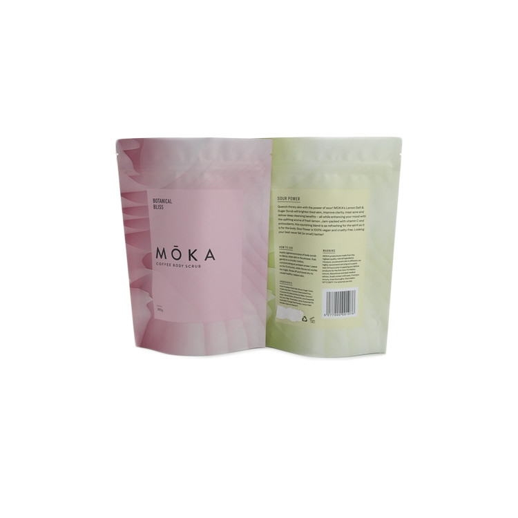 Ziplock de encargo de empaquetado del logotipo de las bolsas de plástico de la bolsa de la hoja de la categoría alimenticia a prueba de humedad