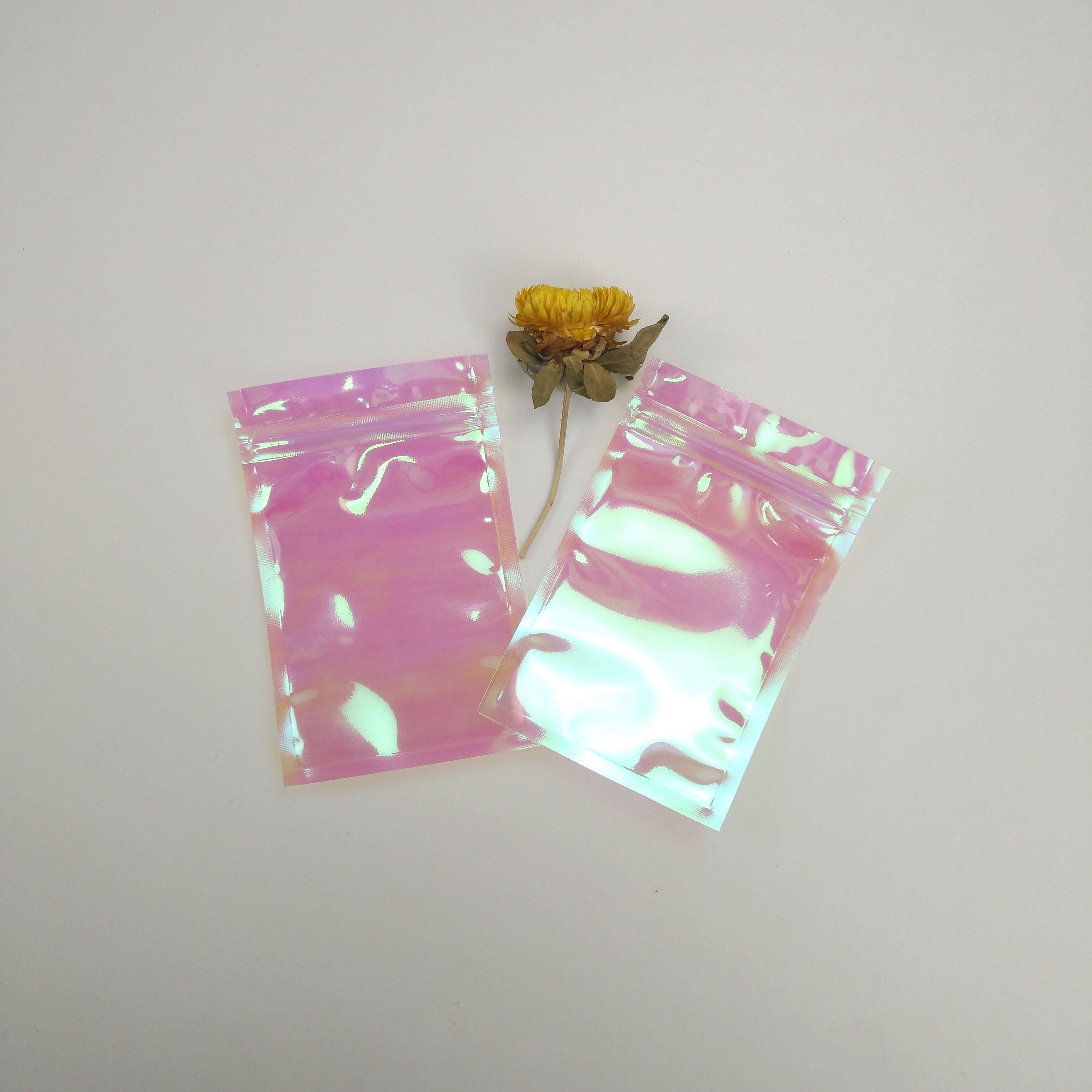 El papel de aluminio se levanta el bolso facial cosmético plástico de empaquetado de la máscara del final mate de la bolsa