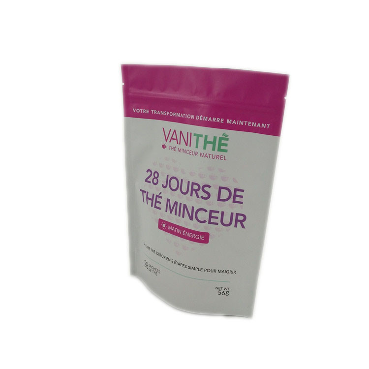 Bolso de empaquetado de la hoja del bocado de encargo material laminado