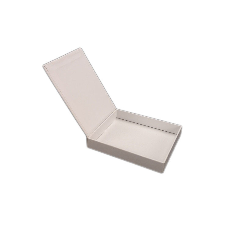 Joyería que empaqueta la caja de regalo metálica del papel de la laminación de la tapa magnética