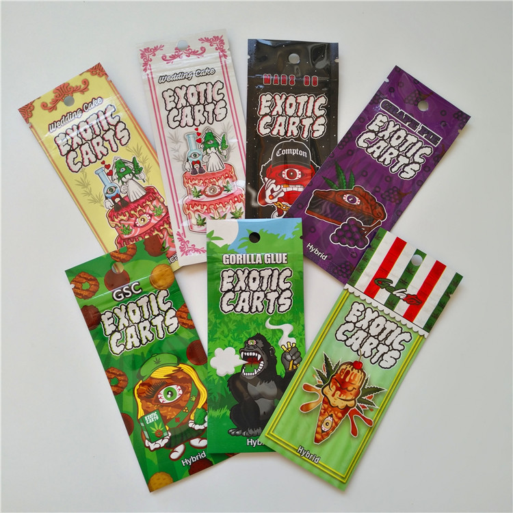 La aduana imprimió el bolso de empaquetado Ziplock que se puede volver a sellar comestible de Mylar del olor de la prueba del oso gomoso reciclable de la mala hierba