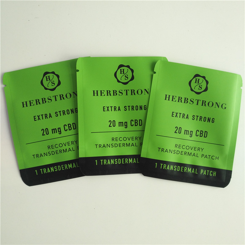 remiendos disponibles de empaquetado de la bolsa pequeños CBD de la lámina de mylar del bolso de la marijuana médica 20mg