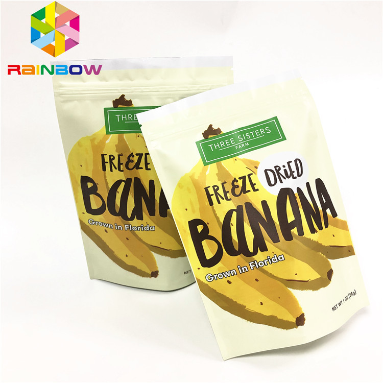 Soporte laminado de la hoja encima de bolsos con la bolsa ziplock de impresión de encargo para el bocado/los bolsos de empaquetado modificados para requisitos particulares exfoliante corporal