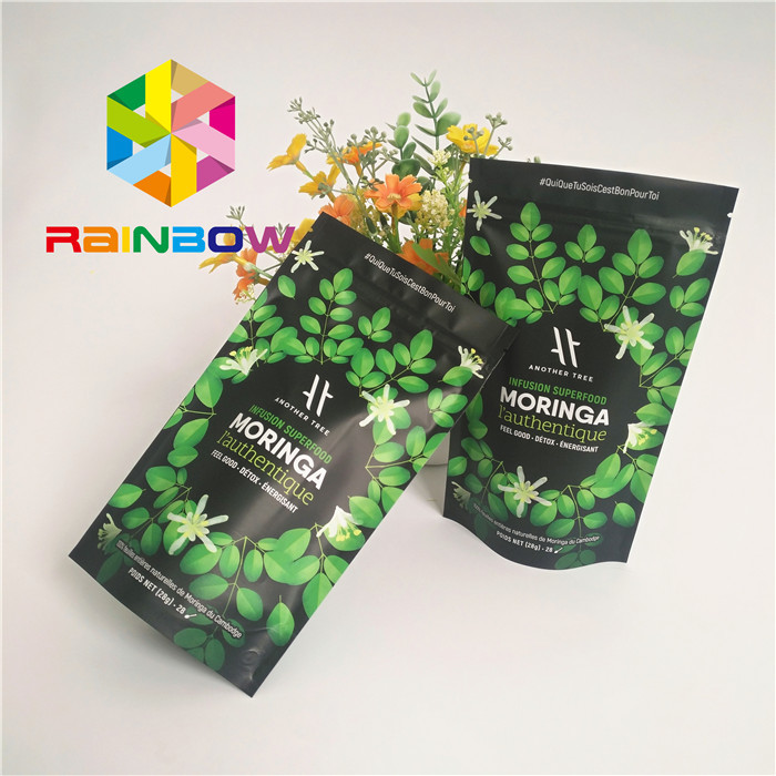 Impresión de Digitaces del bolso de empaquetado del soporte del polvo de la proteína para arriba