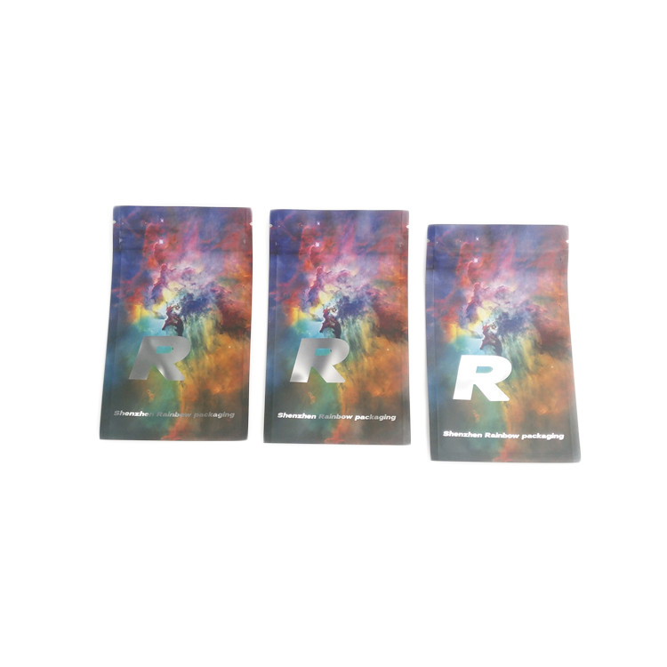 bolso de Mylar de la prueba del niño de 50mg 70mg 125mg el pequeño modificó bolsos de la astilla para requisitos particulares de Matte Candy Ziplock Plastic Food Gummies de la prueba del olor