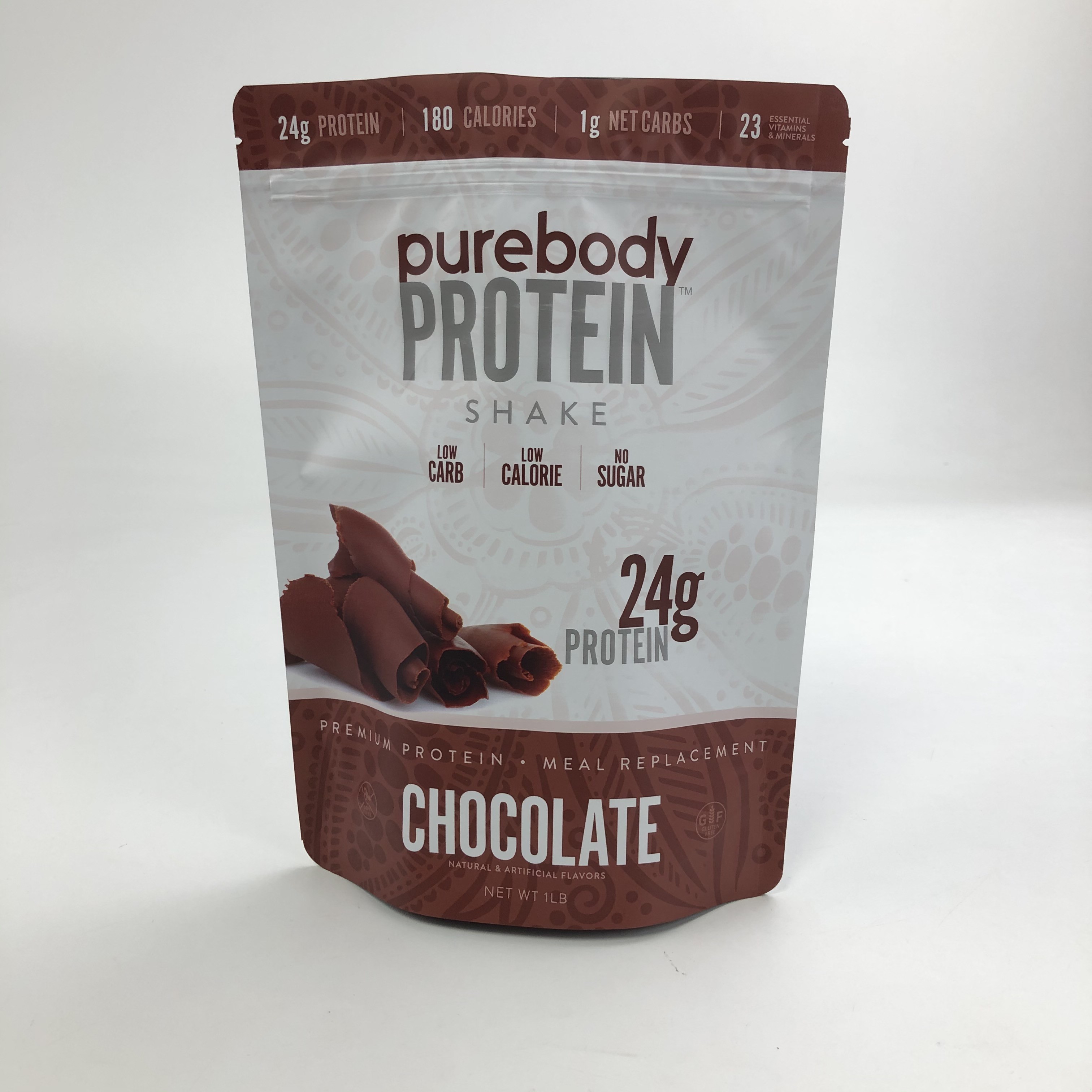 Situación impresa de encargo encima del polvo vacío de la proteína de la bolsa que empaqueta bolsos Ziplock del papel de aluminio de Mylar con la muesca del rasgón