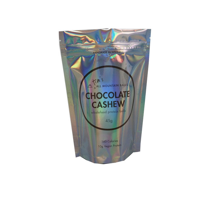 Las bolas plásticas laminadas olográficas modificadas para requisitos particulares venta al por mayor de la proteína de las bolsas de Mylar de la cerradura de la cremallera empaquetan