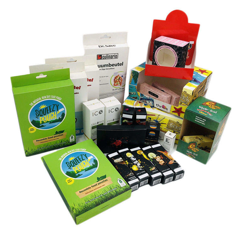 caja de papel del cáñamo CBD de la cartulina 250gsm que empaqueta con el logotipo