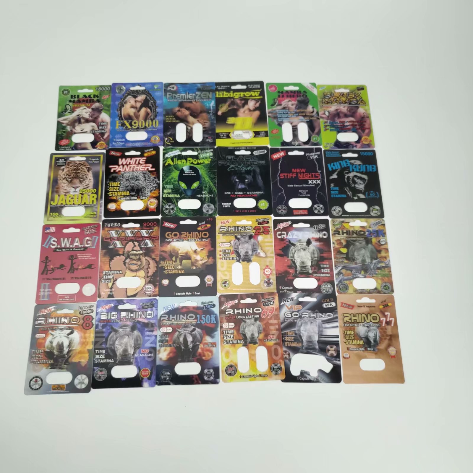 Gravnre que imprime la tarjeta plástica de la píldora de la ampolla del RINOCERONTE 3D con las balas