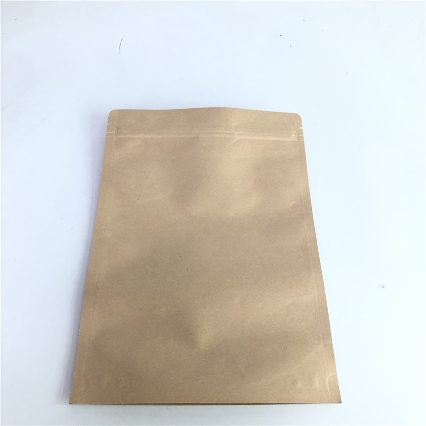 Soporte de empaquetado del bolso de Kraft de papel del café común de la bolsa 250g 500g encima de la bolsa de papel para el bocado de la nuez de la comida del té de Coffe