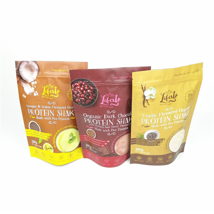 Digitaces que imprimen los bolsos de empaquetado de mylar de la cremallera del soporte del polvo de Kratom de la bolsa de la hoja para arriba