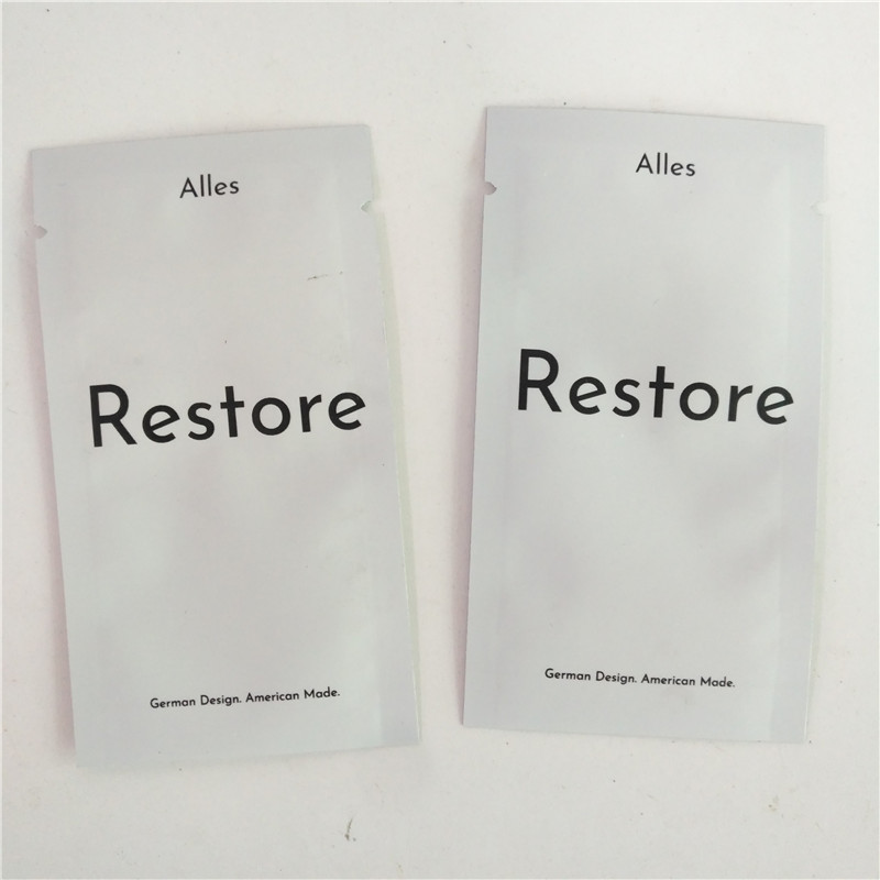 De la lámina de mylar lateral de tres bolso de empaquetado cosmético MOPP del sello