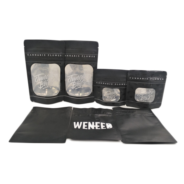 Digitaces que imprimen el olor resistente del bolso de Mylar del niño del muchacho de la selva de 1/4oz 3.5g impermeabilizan el bolso a prueba de niños de Mylar para la flor de Canabies