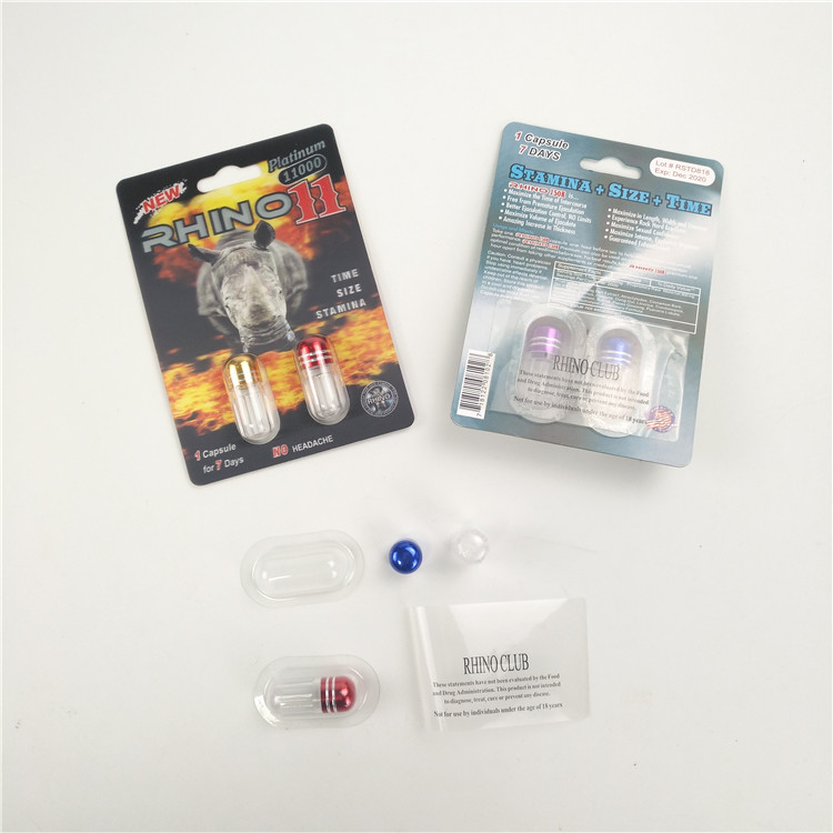 Tarjeta de acabado brillante del embalaje 3D del rinoceronte 7 los 9x12cm del aumento