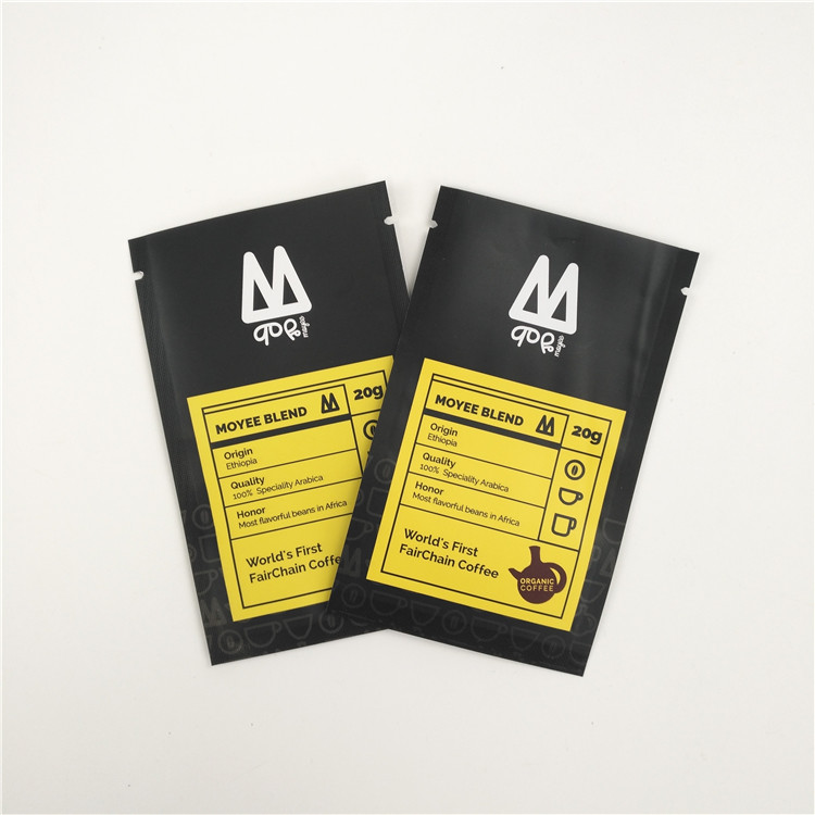 el grano de café de 250g 500g MOPP VMPET se levanta la bolsa con la válvula