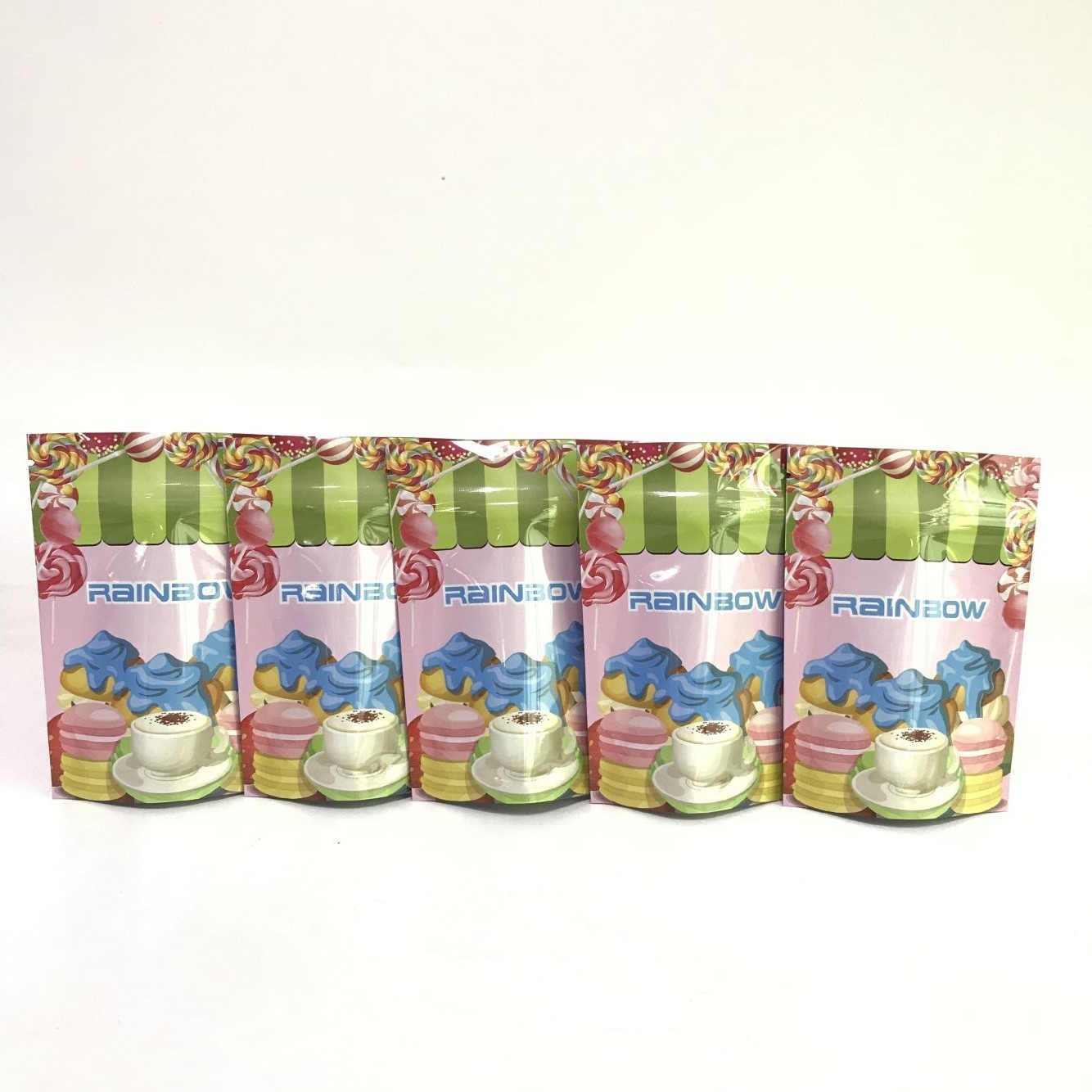 Digital que imprime el envasado de alimentos empaqueta el soporte del papel de aluminio encima de los bolsos para el empaquetado del bocado