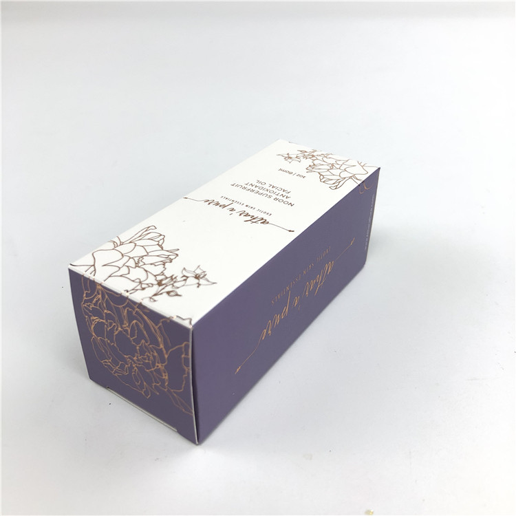 La caja de papel que empaqueta para el aceite esencial/la cara toma a productos del cuidado la caja de papel