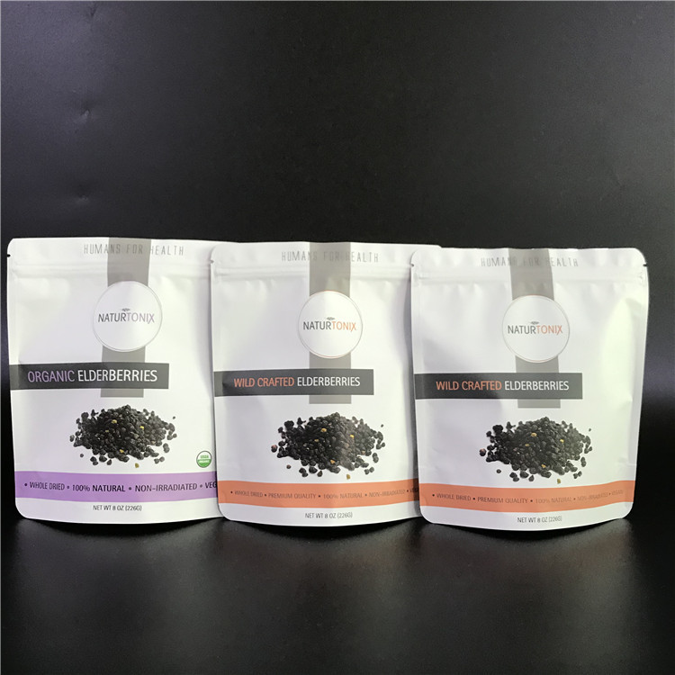 La bolsa del papel de aluminio modificó bolsos para requisitos particulares con Logo Mylar Bags impreso con la cremallera