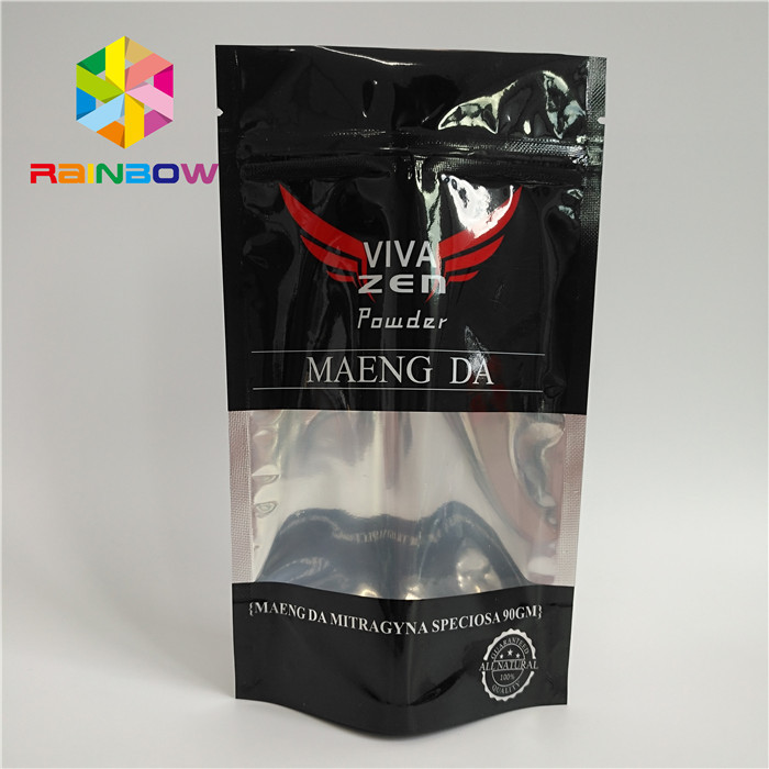 Matte Aluminum Foil Packaging Bags aceptado de encargo Mylar Ziplock empaqueta con la ventana