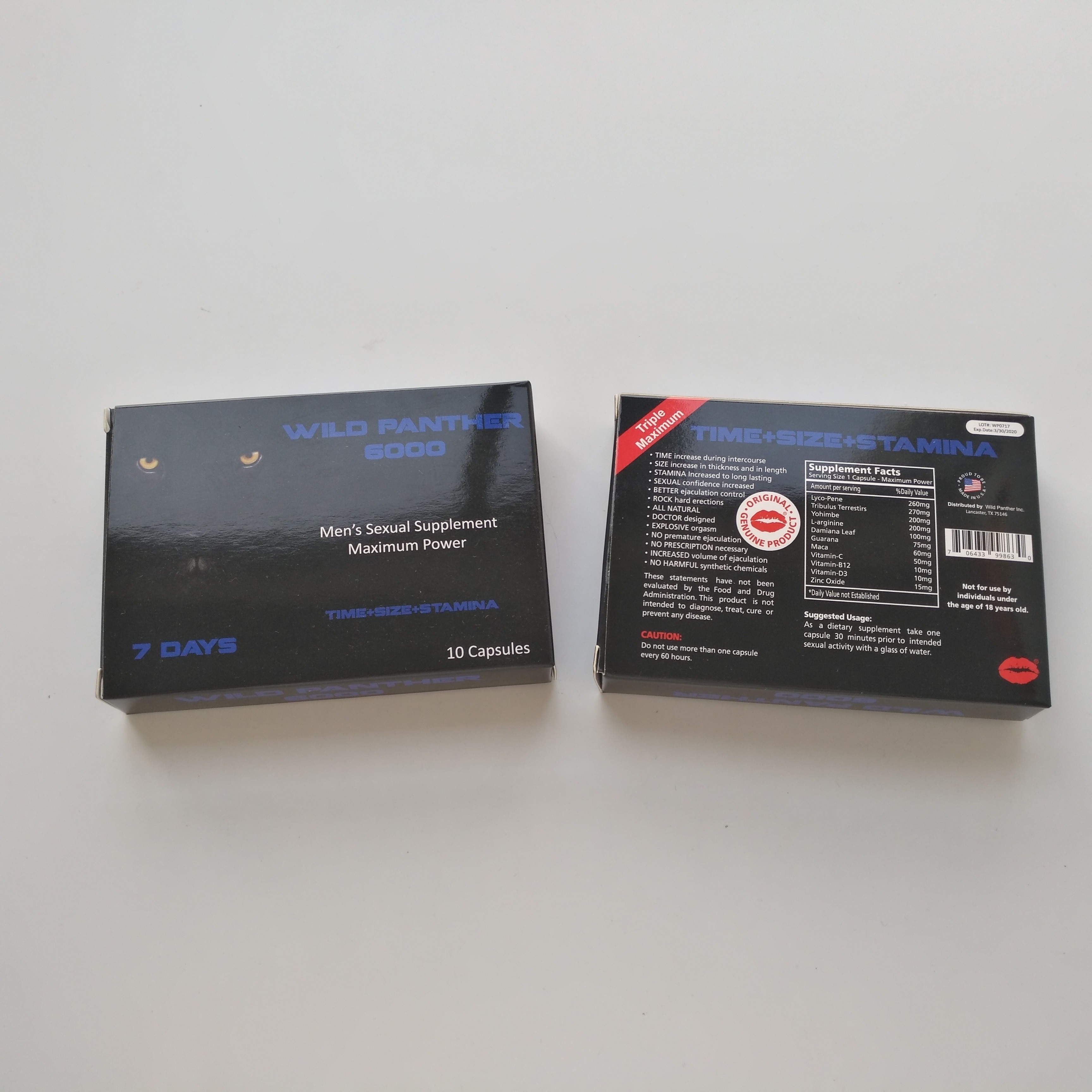 La aduana imprimió la caja de empaquetado de la tarjeta del papel de la píldora blanca de la atención sanitaria