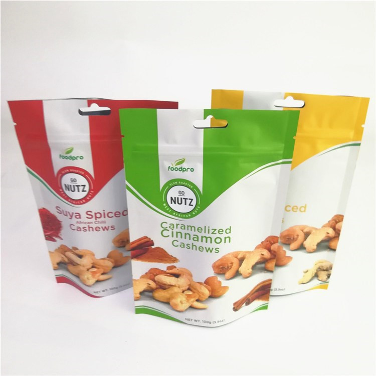 Matte Aluminum Foil Custom Accepted se levanta bolsas con la cremallera