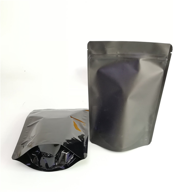 Soporte aceptado de encargo mate o brillante del papel de aluminio encima de bolsas con la cremallera