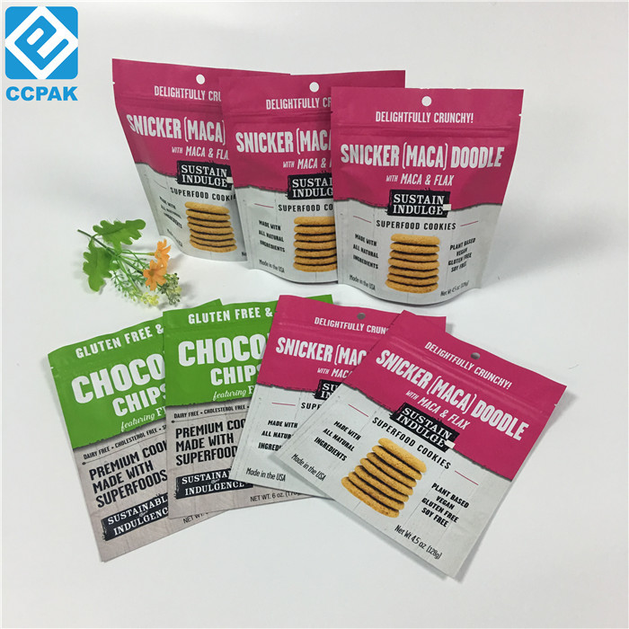 La bolsa que se puede volver a sellar de la comida empaqueta con la cerradura Pakcgaing de la cremallera empaqueta para la fruta seca de las nueces