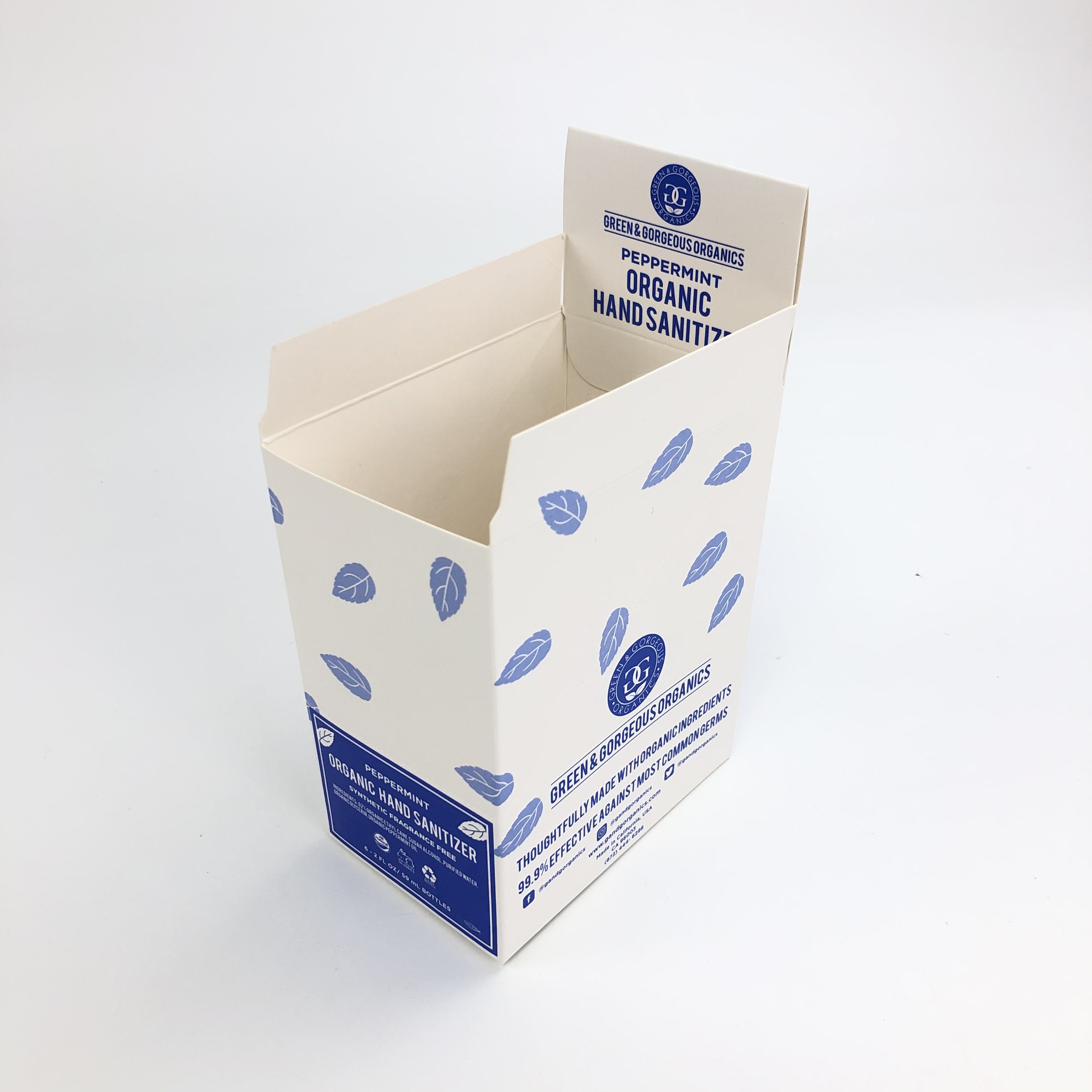 ULTRAVIOLETA de encargo de Matt Film grabada en relieve con la cartulina blanca del grueso de 400g 350g para las botellas de 30ml 60ml exhiben el empaquetado de la caja de papel