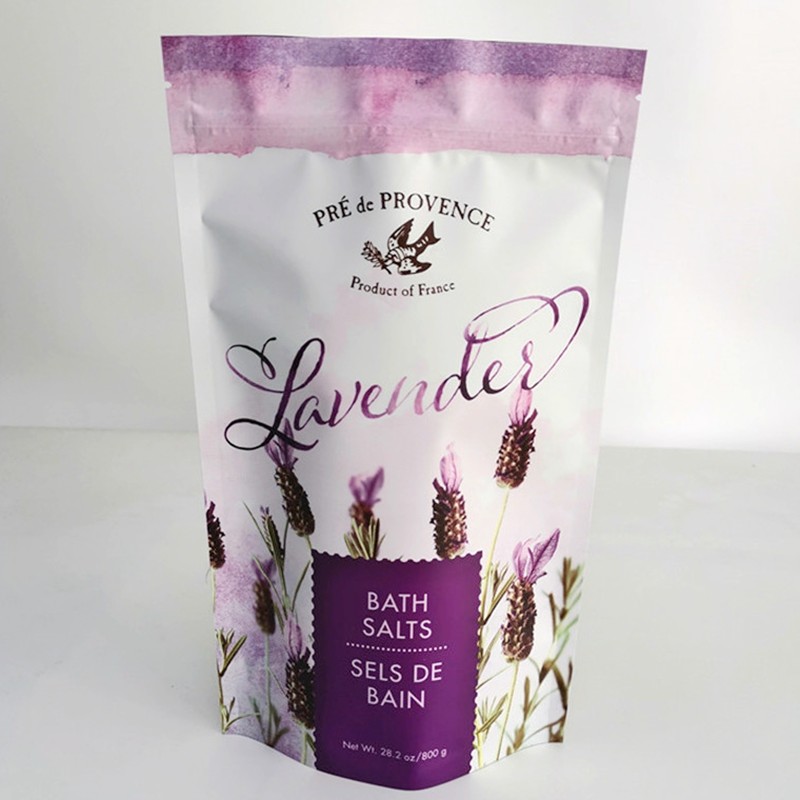 La muestra libre Digital que imprime el empaquetado de la sal de baño empaqueta el soporte que se puede volver a sellar encima del bolso del exfoliante corporal del café de la bolsa 200G