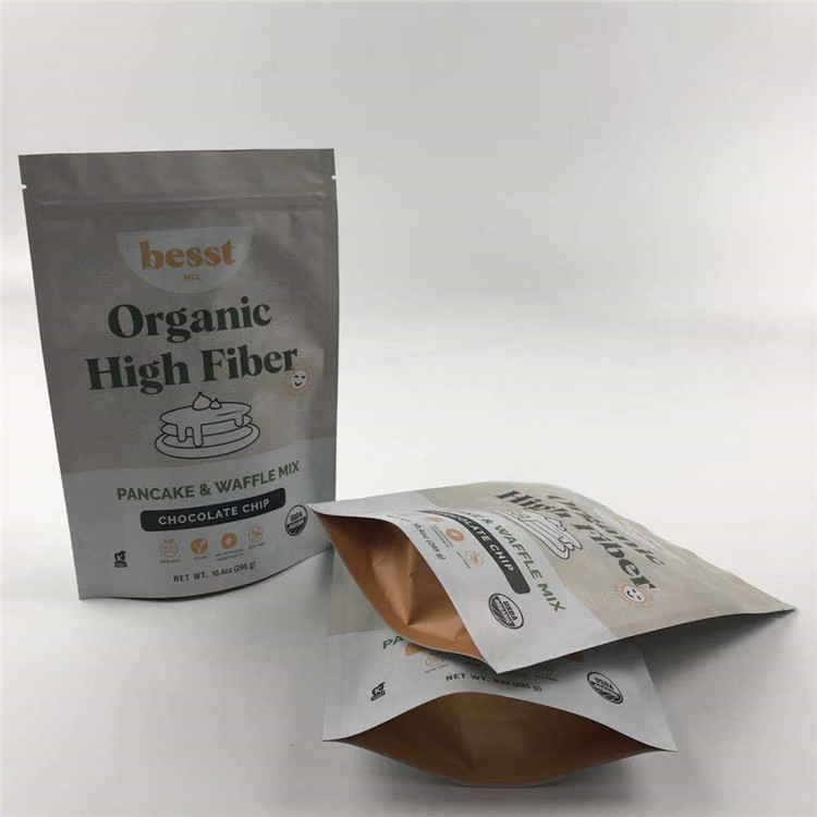 Levántese la bolsa de la cremallera con la ventana Doypack para las frutas secas