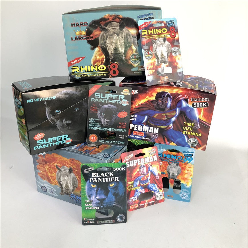 píldora lenticular masculina de la tarjeta 500K del aumento 3d del casquillo de 12m m