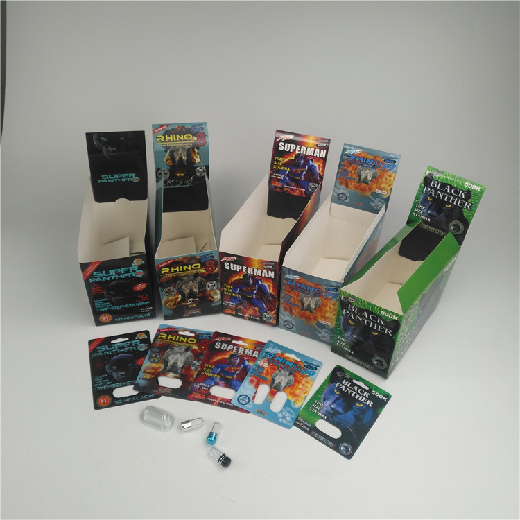 Tarjeta de la ampolla del SGS 200mic 3d para las píldoras masculinas 500K 600k