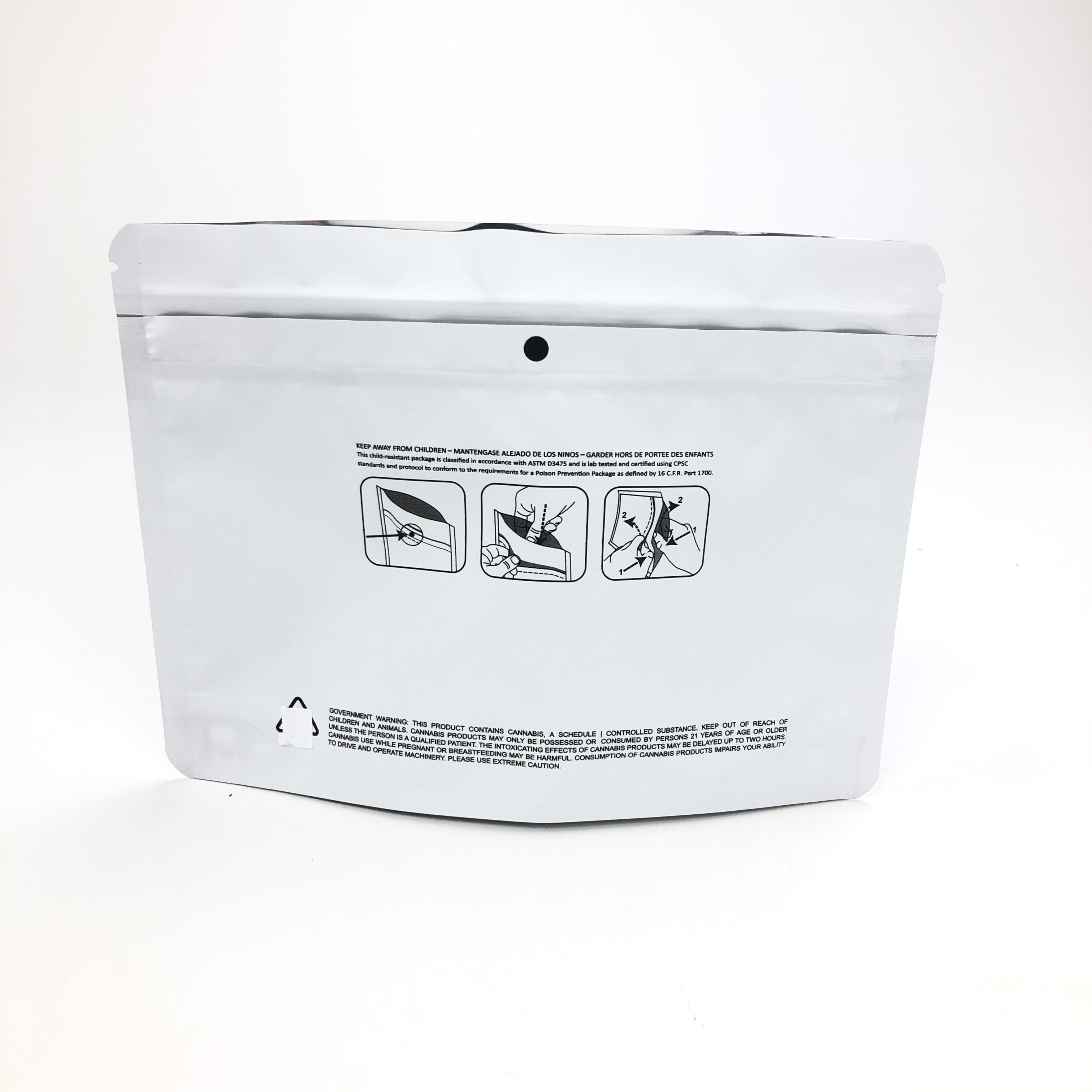 250g 500g a prueba de niños se levantan la bolsa VMPET para el polvo de la proteína