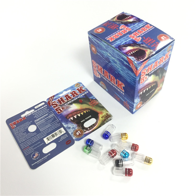 Tarjeta Pakcgaing de la ampolla del papel de las píldoras del sexo del mercado de los E.E.U.U. para el rinoceronte 7 píldoras de la mamba negra del rinoceronte 69/tigre