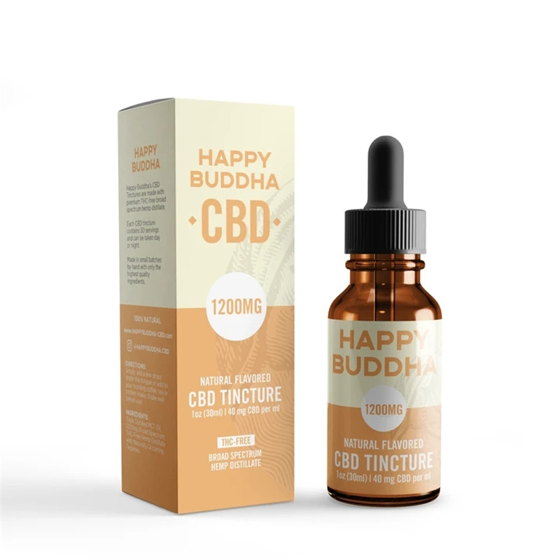 Caja de papel de la botella del dropper de la cartulina de CMYK 200mic 30ml