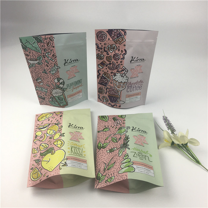 La sal de baño 120micron VMPET Recloseable se levanta la bolsa 200g