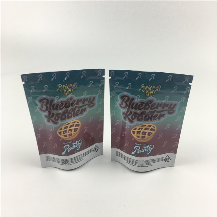 Bolsos de empaquetado de la mala hierba plástica de Mylar 7g 3.5g 14g 100micron