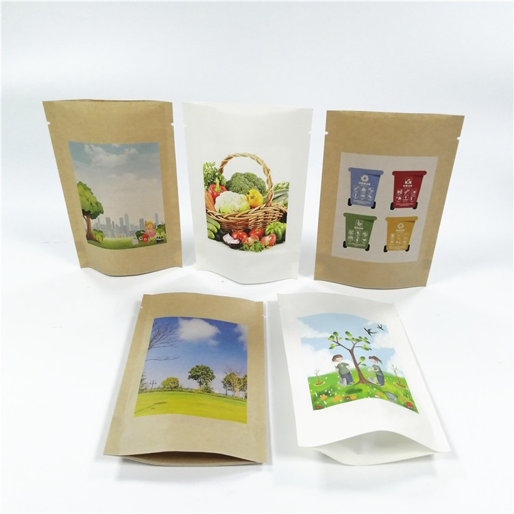 Kraft MOPP de papel VMPET coloca encima de bolsos Ziplock el 18x26cm