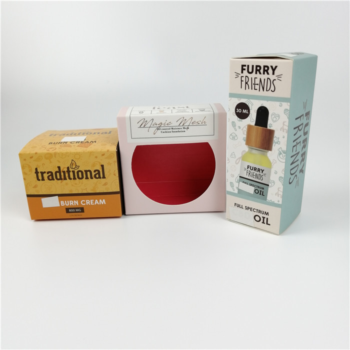 La aduana de sellado caliente de las galletas de la cartulina imprimió las cajas de papel con el logotipo privado