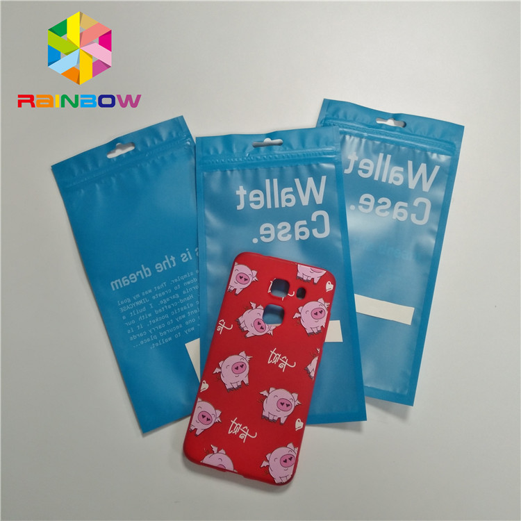 La bolsa plana del sello lateral claro Ziplock del mate 3 para la cubierta de la caja del teléfono/telegrafía el embalaje