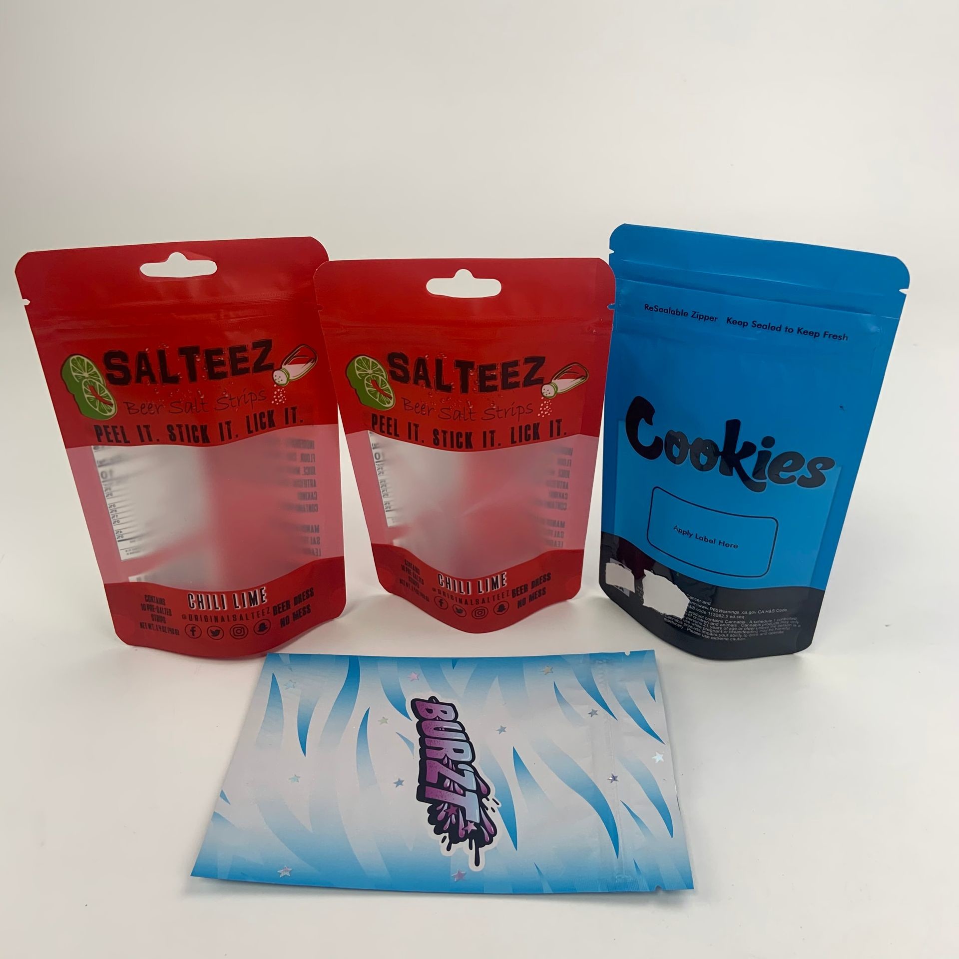 Prueba del niño del bolso del envase de plástico de la lámina de mylar de la ventana del claro del aceite de CBD