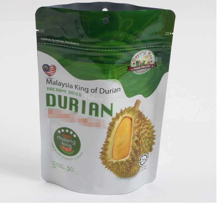 Bolsa que se puede volver a sellar de 120 Mic Stand Up Food Packaging con la cremallera