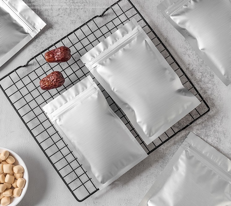 La pequeña hoja Mylar de la cremallera del té tres bolsos laterales del sello huele aduana de la prueba impresos