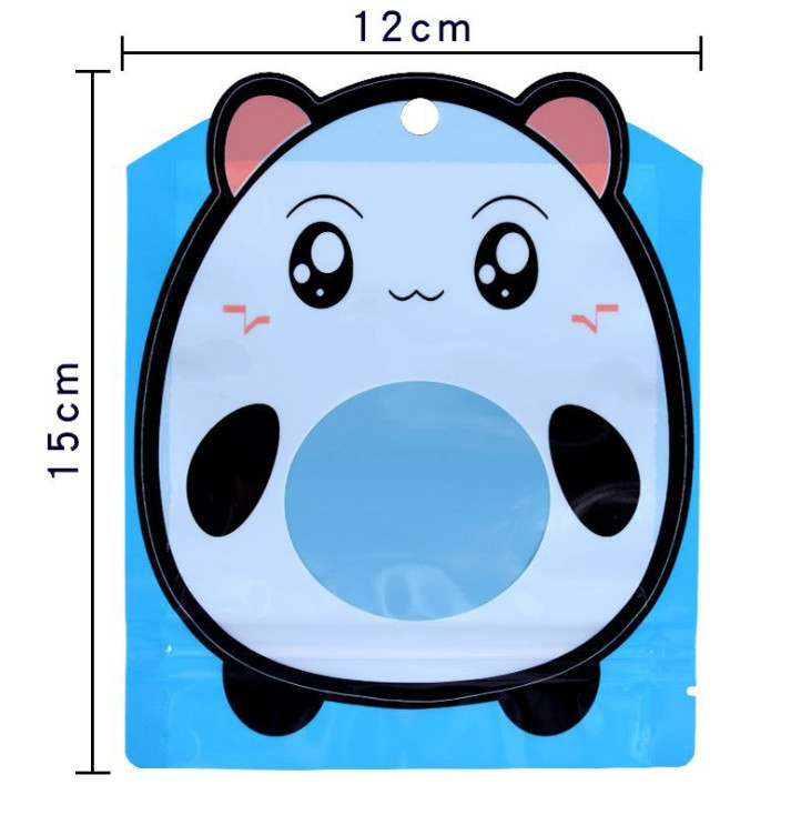 Las bolsas de plástico térmicas en caliente laterales de la forma irregular 3 huelen la prueba para el caramelo