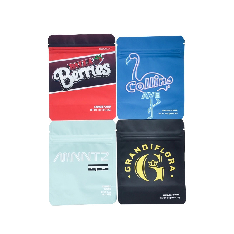 La mala hierba que empaqueta los 3,5 gramos comestible Mylar empaqueta la cerradura térmica en caliente de la cremallera de la prueba del olor empaqueta a Honey Sachet
