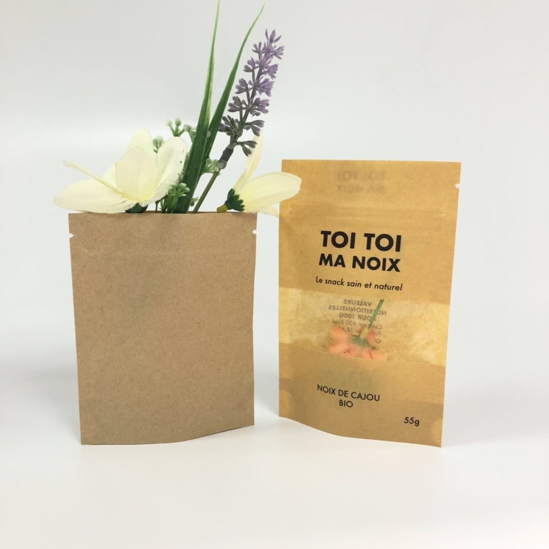 SGS sellado lado reciclable del ANIMAL DOMÉSTICO del bolso de CMYK 150mic tres para el polvo del té