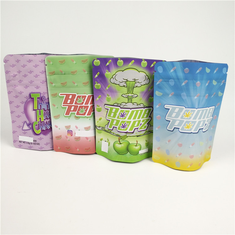 Producto alimenticio plástico del tabaco del bolso de Mylar de la especia de la galleta de la prueba del olor